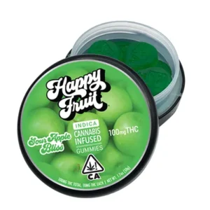 Buy Happy Fruit (Gummies) – 100MG Sour Apple Bliss Online in Europe